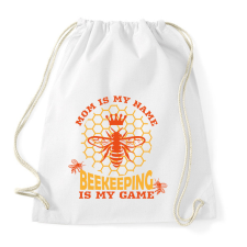 PRINTFASHION Méhész anya - Sportzsák, Tornazsák - Fehér tornazsák