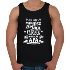 PRINTFASHION Méhész apuka - Férfi atléta - Fekete atléta, trikó
