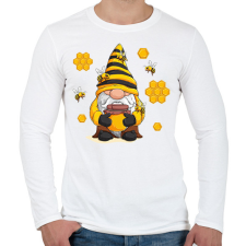 PRINTFASHION Méhész  - Férfi hosszú ujjú póló - Fehér férfi póló