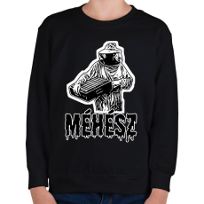PRINTFASHION méhész - Gyerek pulóver - Fekete