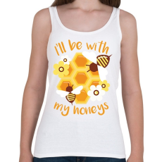 PRINTFASHION Méhész - Női atléta - Fehér