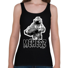 PRINTFASHION méhész - Női atléta - Fekete