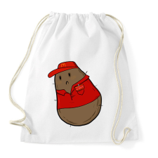 PRINTFASHION Mekis krumpli - Sportzsák, Tornazsák - Fehér tornazsák