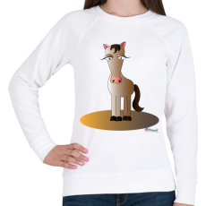 PRINTFASHION Méla paci - Női pulóver - Fehér