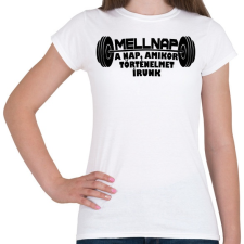 PRINTFASHION Mellnap - Női póló - Fehér női póló