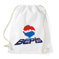 PRINTFASHION Melted Bepis - Sportzsák, Tornazsák - Fehér tornazsák