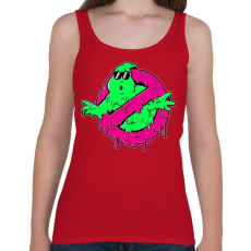 PRINTFASHION Melted Slimer - Női atléta - Cseresznyepiros