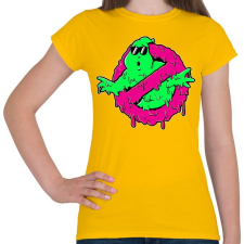 PRINTFASHION Melted Slimer - Női póló - Sárga női póló