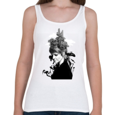 PRINTFASHION Melting beauty - Női atléta - Fehér női trikó