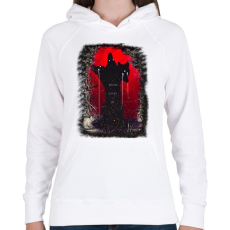PRINTFASHION Melyik  az igazi énem? - Női kapucnis pulóver - Fehér