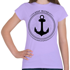 PRINTFASHION Mélytengeri horgony - Női póló - Viola