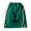 PRINTFASHION Mélytengeri horgony - Sportzsák, Tornazsák - Sötétzöld