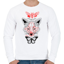 PRINTFASHION Memento - Férfi pulóver - Fehér férfi pulóver, kardigán