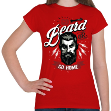 PRINTFASHION Menj borbélyhoz - Női póló - Piros női póló