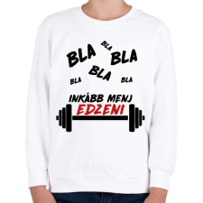 PRINTFASHION Menj edzeni - Gyerek pulóver - Fehér gyerek pulóver, kardigán