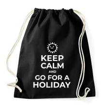 PRINTFASHION MENJ NYARALNI - Sportzsák, Tornazsák - Fekete tornazsák