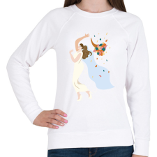 PRINTFASHION Mennyasszony - Női pulóver - Fehér női pulóver, kardigán