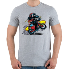 PRINTFASHION Menő farkas - Férfi póló - Sport szürke férfi póló