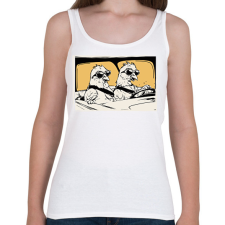 PRINTFASHION Menő galambok - Női atléta - Fehér női trikó