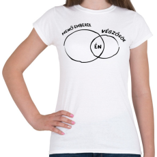 PRINTFASHION Menő végzős fekete - Női póló - Fehér