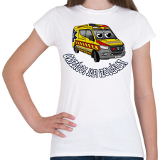 PRINTFASHION mentőautó pisti 1 - Női póló - Fehér női póló