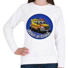 PRINTFASHION mentőautó pisti 3 - Női pulóver - Fehér