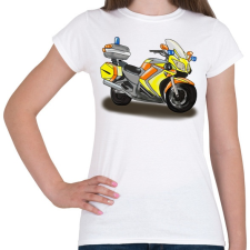 PRINTFASHION mentőmotor - Női póló - Fehér női póló