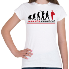PRINTFASHION Mentős evolúció - Női póló - Fehér női póló