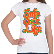 PRINTFASHION Mentsd meg a szexuális életed!  - Női póló - Fehér női póló