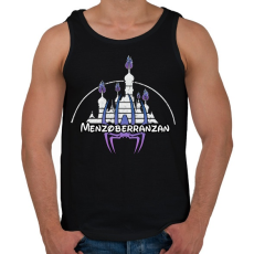 PRINTFASHION Menzoberranzan - Férfi atléta - Fekete