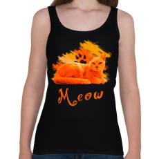 PRINTFASHION meow - Női atléta - Fekete