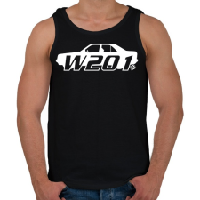 PRINTFASHION Mercedes w201 - Férfi atléta - Fekete atléta, trikó