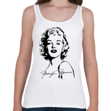 PRINTFASHION merilyn monroe - Női atléta - Fehér női trikó