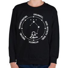 PRINTFASHION Mérleg tulajdonságok - Gyerek pulóver - Fekete gyerek pulóver, kardigán