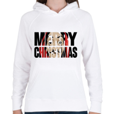PRINTFASHION MERRY CHRISTMAS - A nagy pénzrablás - Női kapucnis pulóver - Fehér női pulóver, kardigán