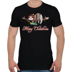 PRINTFASHION Merry Christmas  - Férfi póló - Fekete