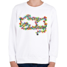 PRINTFASHION Merry Christmas! - Gyerek pulóver - Fehér gyerek pulóver, kardigán