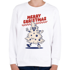 PRINTFASHION Merry christmas - Gyerek pulóver - Fehér