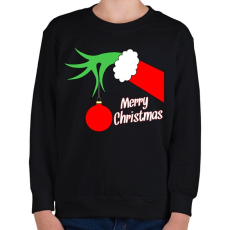 PRINTFASHION Merry Christmas - Gyerek pulóver - Fekete