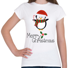 PRINTFASHION Merry Christmas - Női póló - Fehér