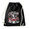 PRINTFASHION Merry Christmas - Sportzsák, Tornazsák - Fekete
