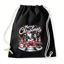 PRINTFASHION Merry Christmas - Sportzsák, Tornazsák - Fekete tornazsák