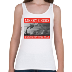 PRINTFASHION MERRY CRISIS - Női atléta - Fehér