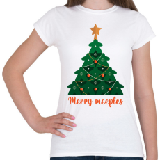 PRINTFASHION Merry meeples - Női póló - Fehér