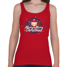PRINTFASHION Merry Merry Christmas! - Női atléta - Cseresznyepiros