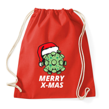 PRINTFASHION MERRY X-MAS - Sportzsák, Tornazsák - Piros tornazsák
