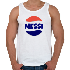 PRINTFASHION MESSI - Férfi atléta - Fehér