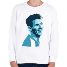 PRINTFASHION Messi  - Gyerek pulóver - Fehér gyerek pulóver, kardigán