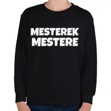 PRINTFASHION MESTEREK MESTERE 2 - Gyerek pulóver - Fekete gyerek pulóver, kardigán