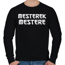 PRINTFASHION MESTEREK MESTERE - Férfi pulóver - Fekete